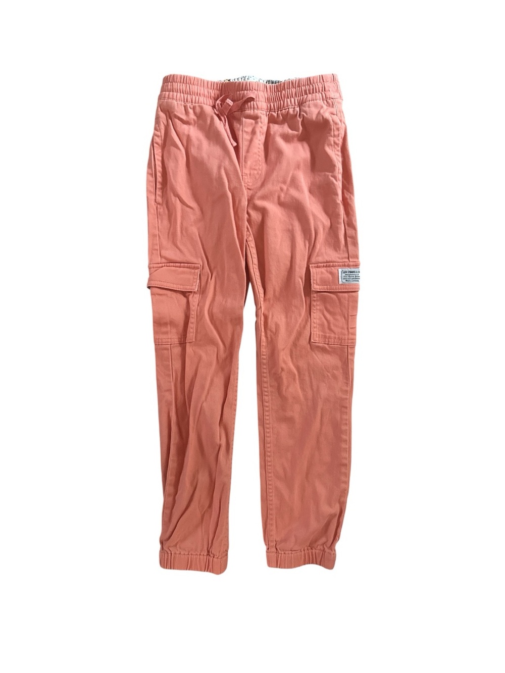 Levis Girls Size 10 Coral Butterfly Cargo Jogger Pants Back To School Sale Kids